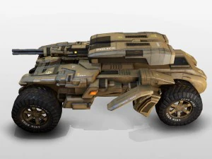 장갑전투차량(AFV) 3D 모델