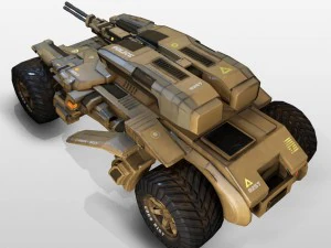 armoured fighting vehicle afv 3D Model