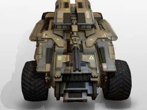 armoured fighting vehicle afv 3D Model