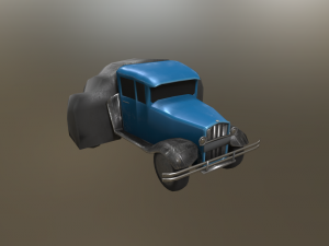 ussr cleaning car Modèle 3D