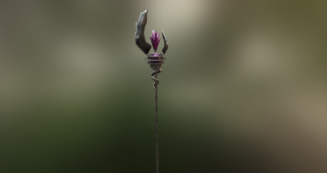 mage staff Modèle 3D .c4d .max .obj .3ds .fbx .stl .blend 