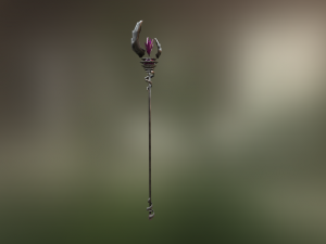 mage staff Modèle 3D