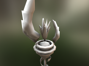 mage staff Modèle 3D