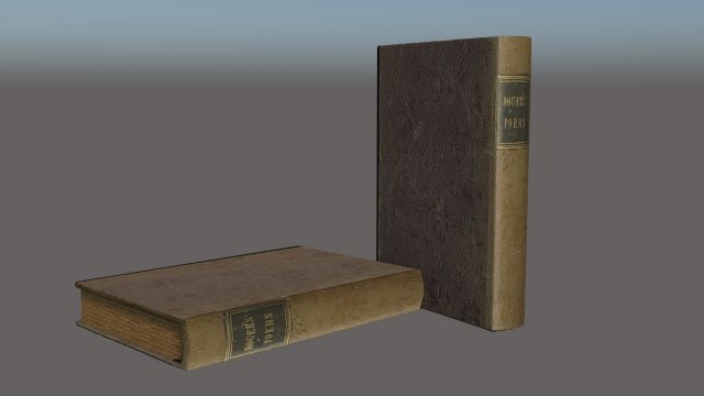 book 3Dモデル .c4d .max .obj .3ds .fbx .stl .blend 