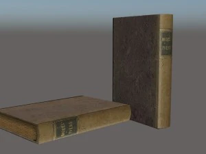 книга 3D Модель