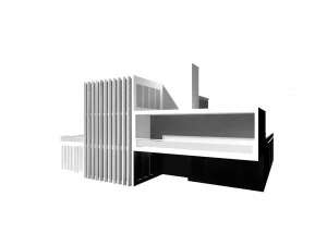 modern house 01 3D Model