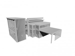 modern house 02 3D Model