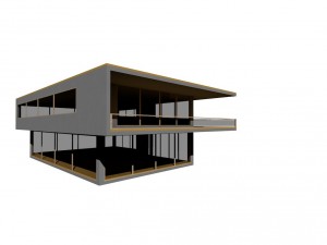modern house 06 3D Model