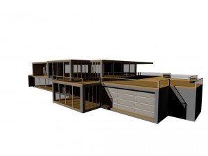 modern house 08 3D Model