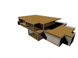 modern house 08 Modelo 3D