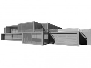 modern house 08 Modelo 3D
