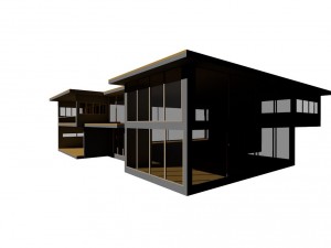 modern house 09 3D Model