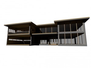 modern house 09 3D Model