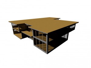 modern house 09 3D Model