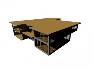 modern house 09 3D Model