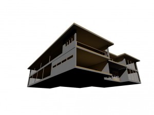 modern house 09 3D Model