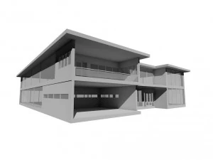 modern house 09 3D Model
