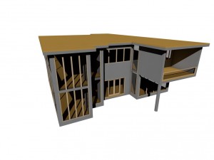 modern house 10 3D Model