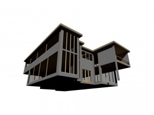 modern house 10 3D Model