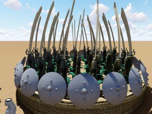 monument of swords 3D Модель