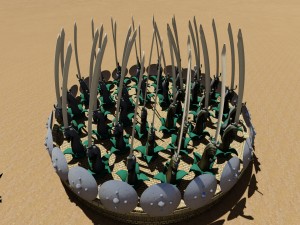 monument of swords 3D Модель