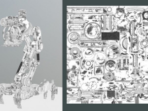 mech neck walker - blender game engine and unity 3d Model 3D