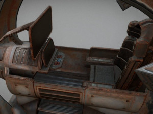 mech neck walker - blender game engine and unity 3d Model 3D