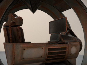 mech neck walker - blender game engine and unity 3d Model 3D