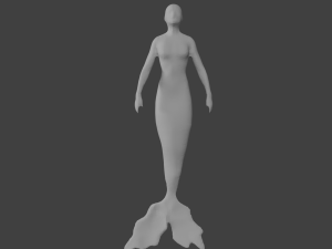 base mermaid Model 3D