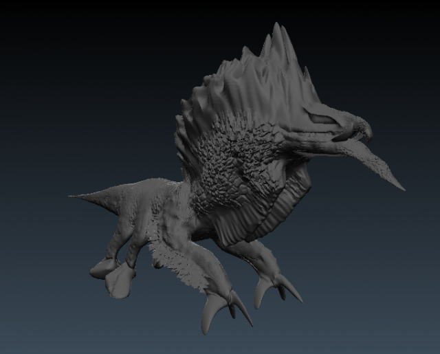 creature 3D Print Model .c4d .max .obj .3ds .fbx .stl .blend 