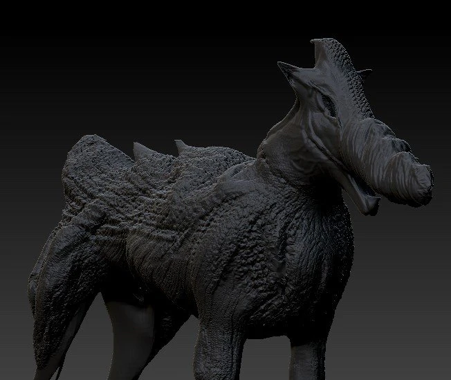creature high res 3D Model .c4d .max .obj .3ds .fbx .stl .blend
