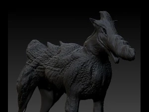 cr&eacute;ature haute r&eacute;solution Modèle 3D