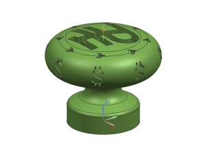 handle button 3Dモデル