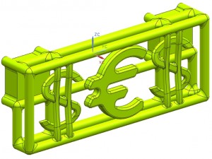 decorative door handle Modelo 3D
