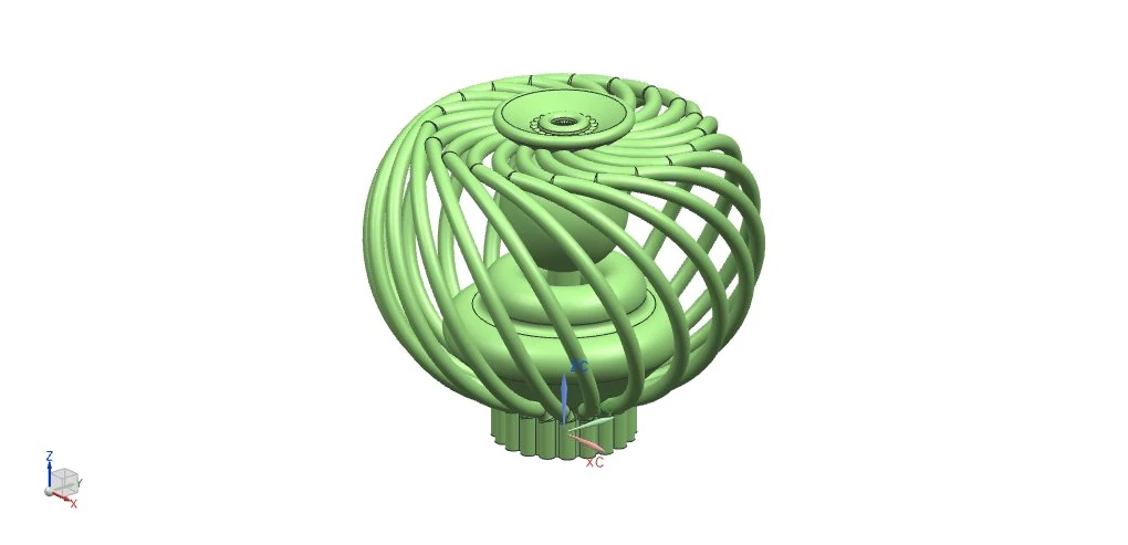 decorative handle for furniture and room doors 3D Model .c4d .max .obj .3ds .fbx .stl .blend 