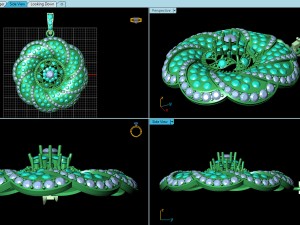 a stylish pendant 3D Принт Модель
