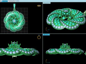 a stylish pendant 3D Print Model