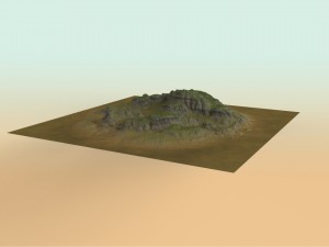eroded highlands 3D मॉडल