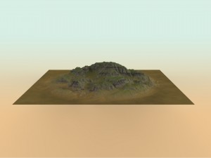 eroded highlands 3D मॉडल