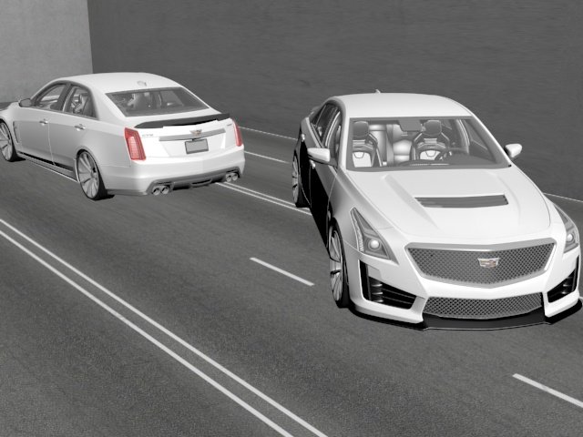 cadillac cts-v 2016 3D Modell .c4d .max .obj .3ds .fbx .stl .blend