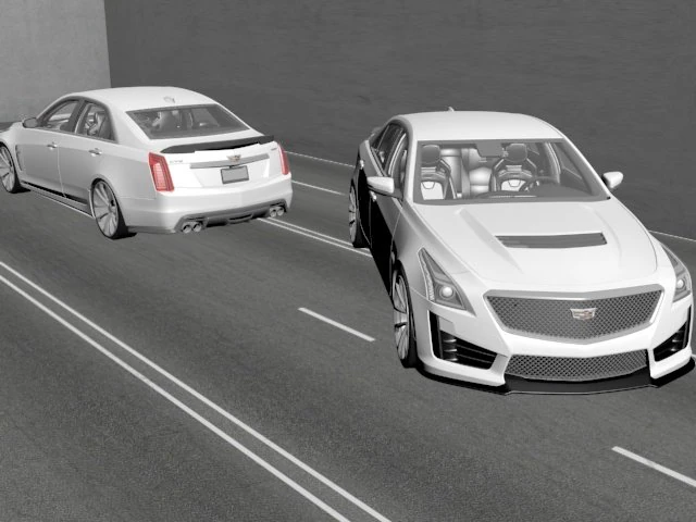 cadillac cts-v 2016 3D Model .c4d .max .obj .3ds .fbx .stl .blend
