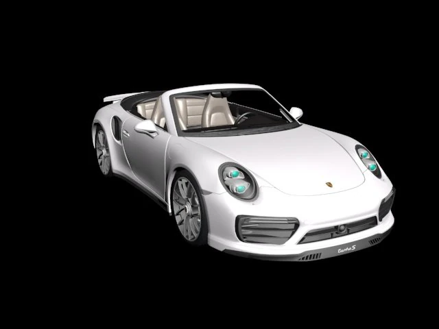 porsche 911 3D Model .c4d .max .obj .3ds .fbx .stl .blend 