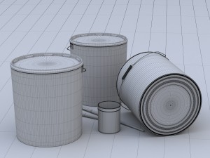 can paint bucket paint 3D Model