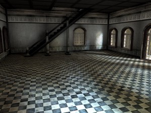 haunted house cemetery Modèle 3D