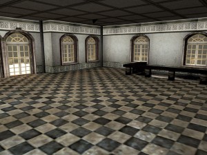 haunted house cemetery Modèle 3D