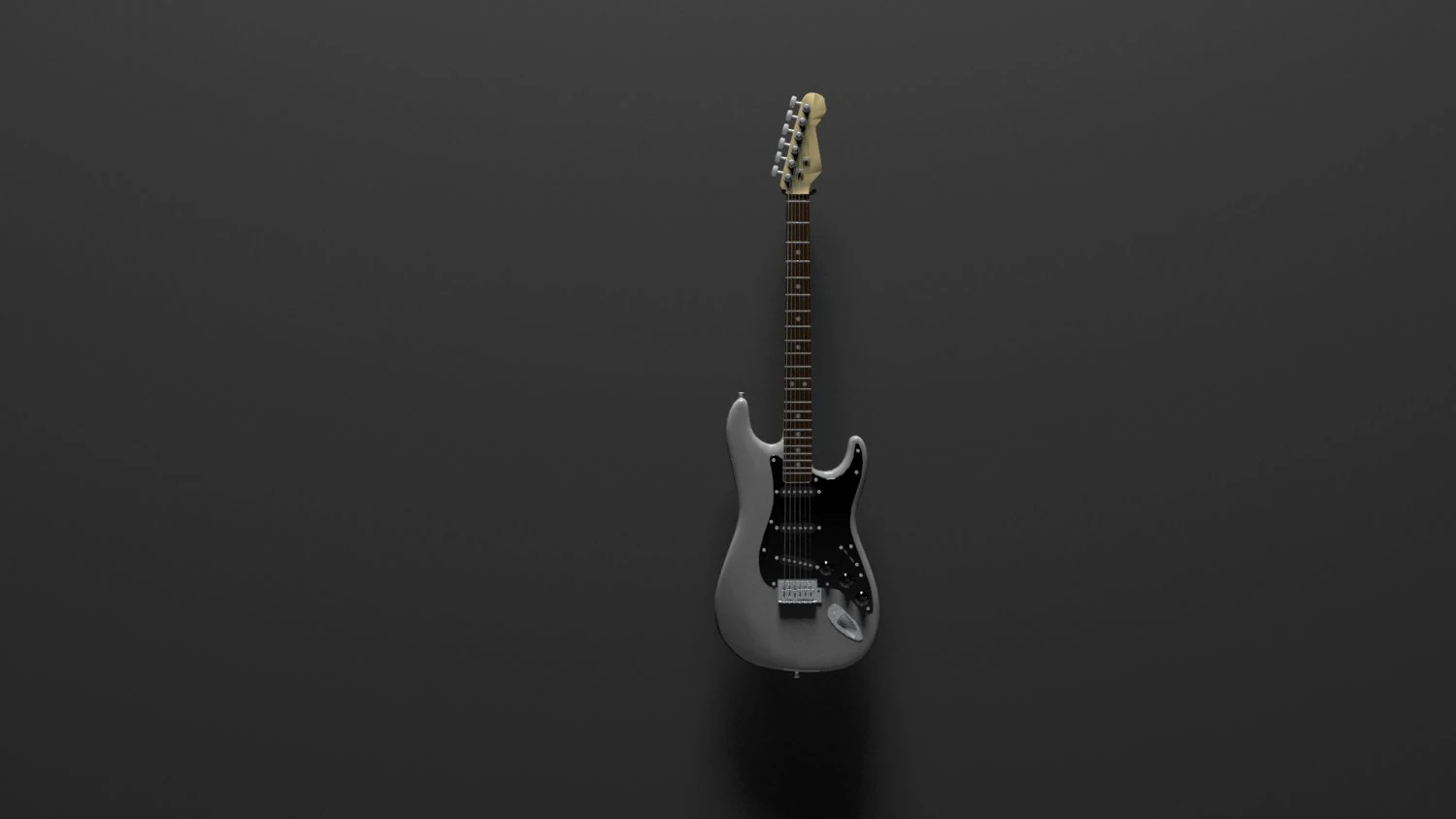 stratocaster electric guitar 3D Model .c4d .max .obj .3ds .fbx .stl .blend 