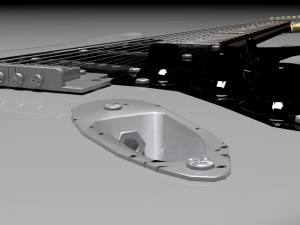 stratocaster electric guitar 3D-Modell