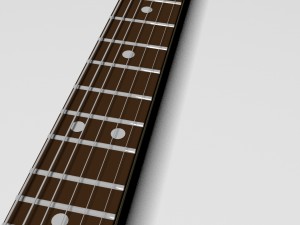 stratocaster electric guitar 3D-Modell