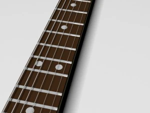 stratocaster electric guitar 3D Model