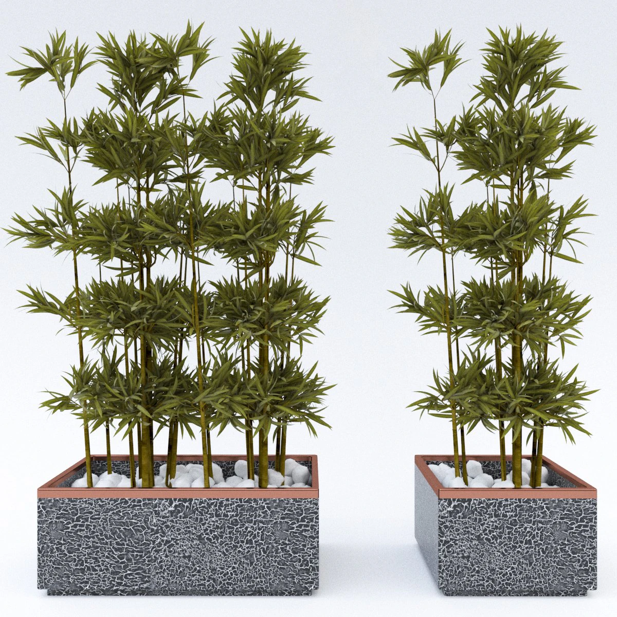 plantsinpots 2 3D Model .c4d .max .obj .3ds .fbx .stl .blend 